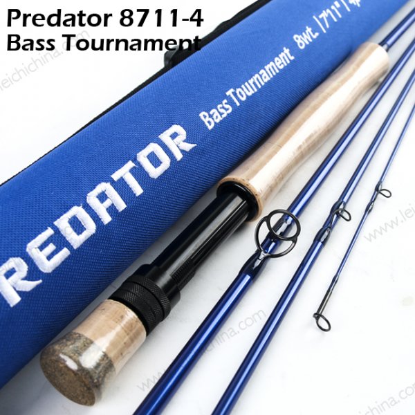 predator bass tournament fly rod 8711-4
