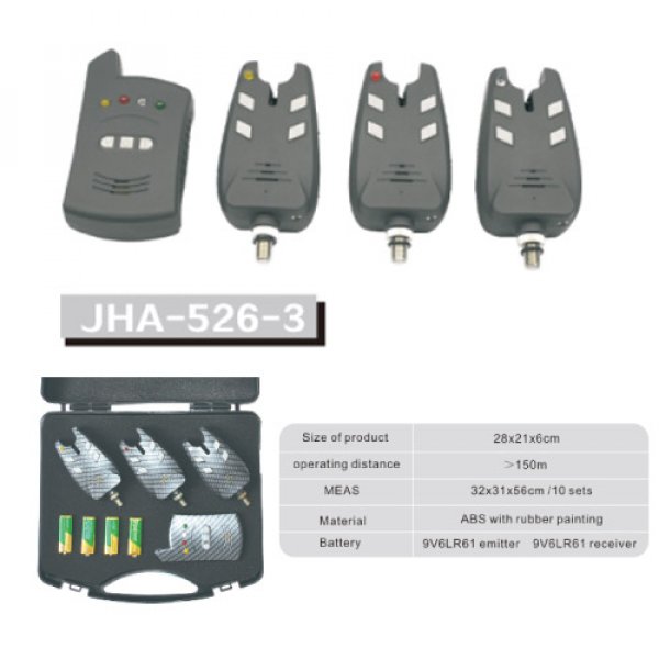 carp fishing wireless bite alarm JHA-526-3