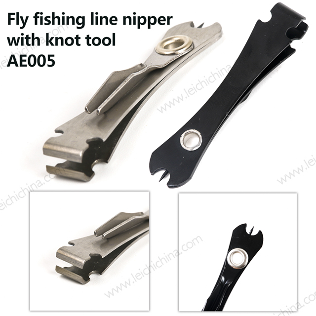 fly fishing line nipper with knot tool AE005 - 副本