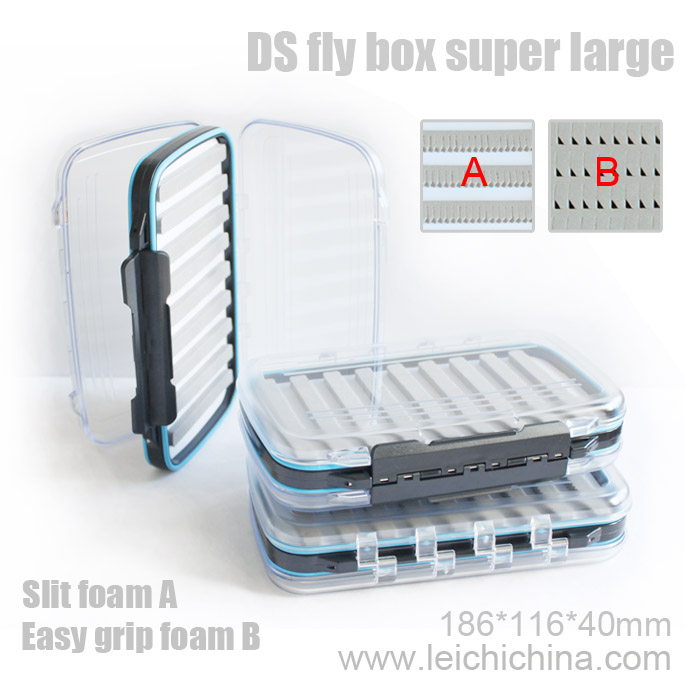 DS fly box super large with slit foam