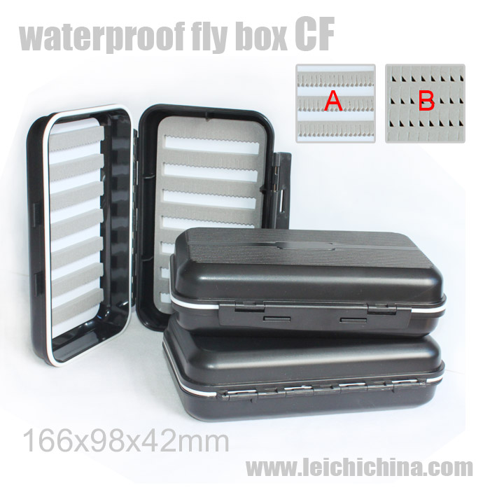 Waterproof fly fishing box CF