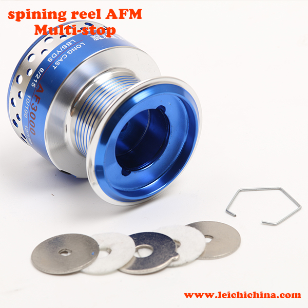 multi-stop system spinning reel AFM5