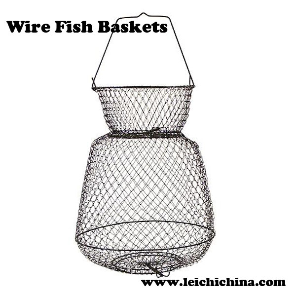 Collapsible Wire Fish Baskets