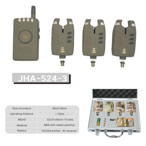 Carp fishing wireless bite alarm JHA-524-3