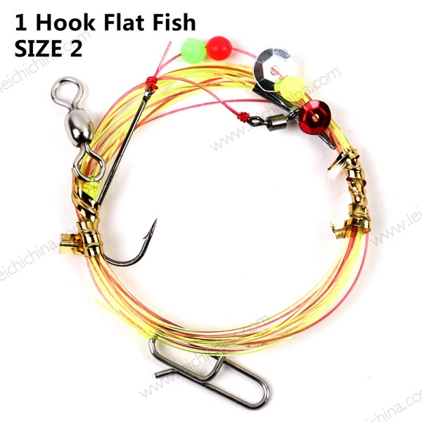 1 Hook Flat Fish size 2