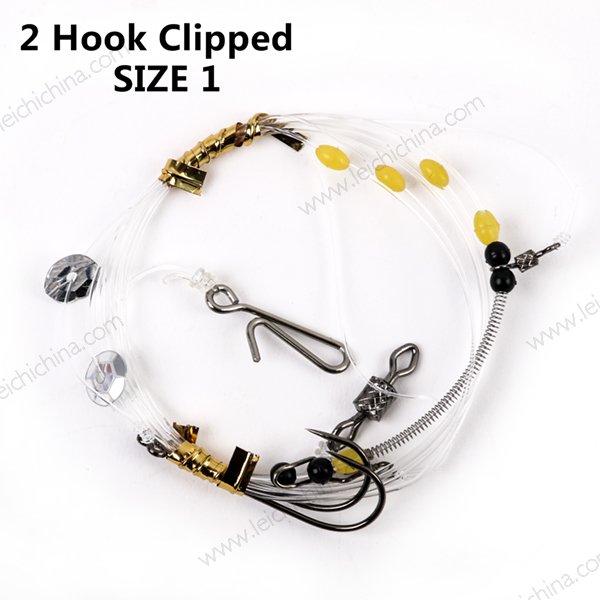 2 Hook Clipped  size 1
