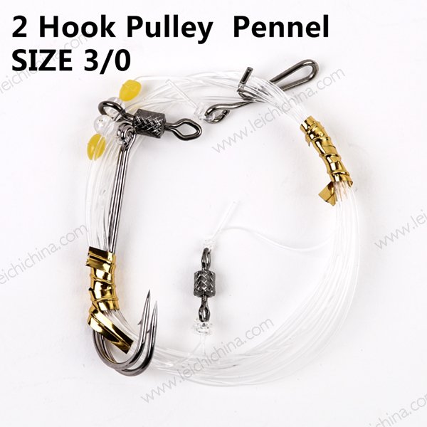 2 Hook Pulley  Pennel size 3 0