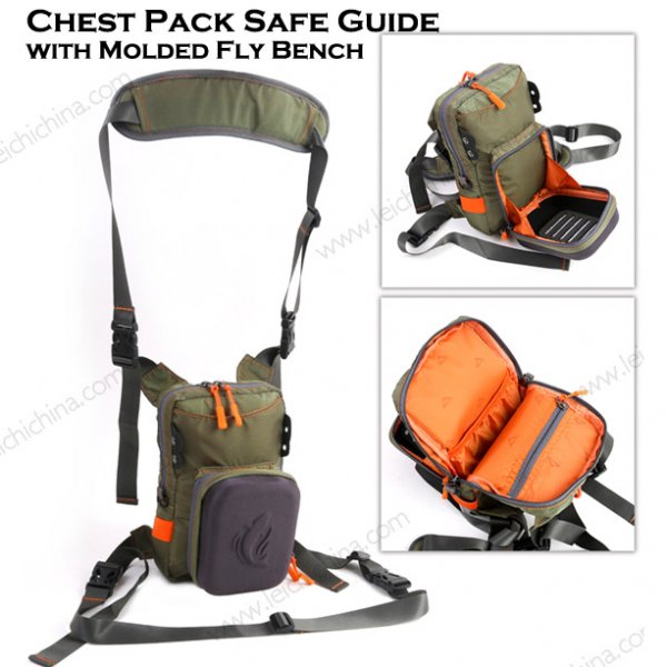 Chest Pack Safe Guide with Molded Fly Bench