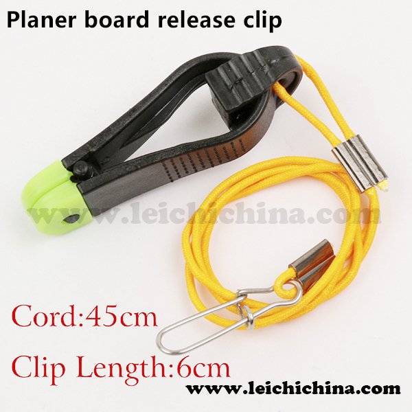 Downrigger Planer board release clips