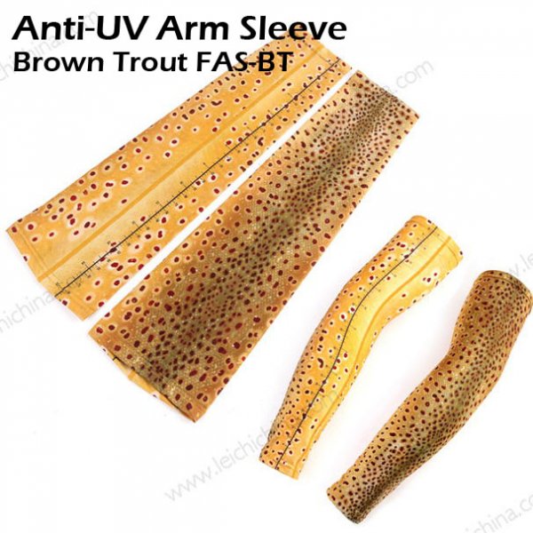 Anti-UV Arm Sleeve Brown Trout FAS-BT