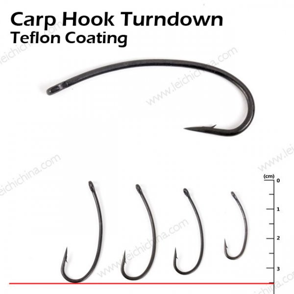 Carp Hook Turndown (Teflon coated)