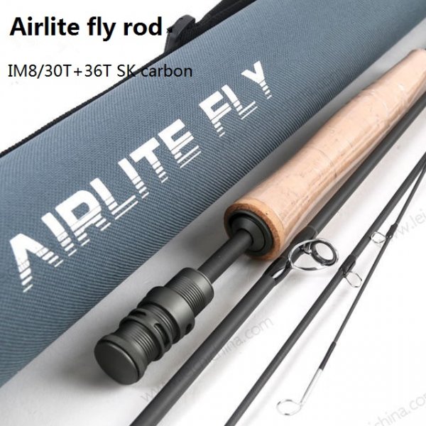 IM8/30T+36T SK carbon fly fishing rod Airlite series