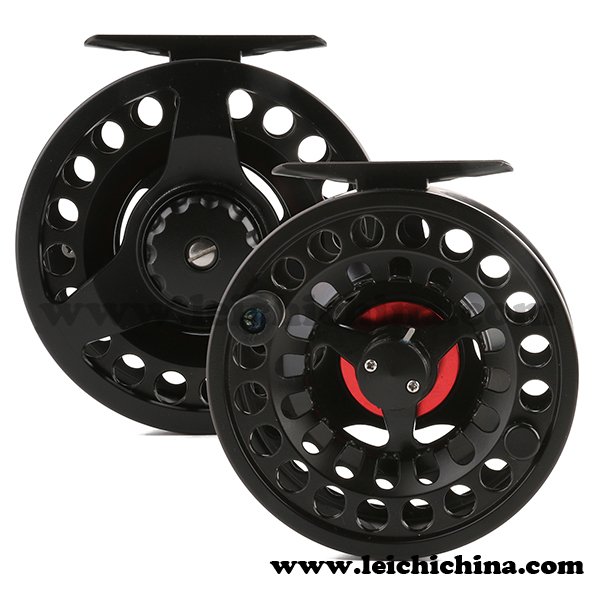 Die-casting and machine cut combined fly fishing reel DM