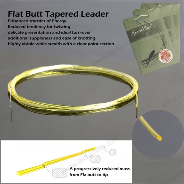 Flat Butt Tapered Leader