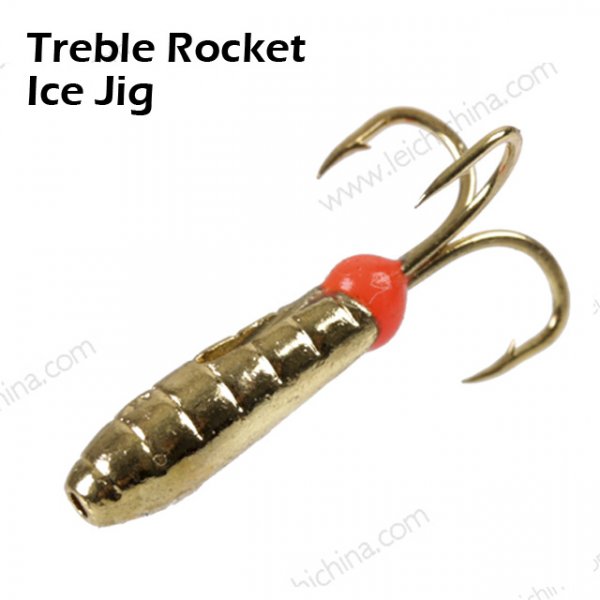 Treble Rocket Ice Jig
