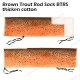 Brown Trout Rod Sock BTRS thicken cotton