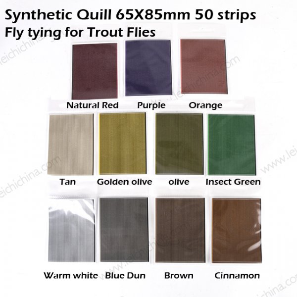 Synthetic Quill 65x85mm strips
