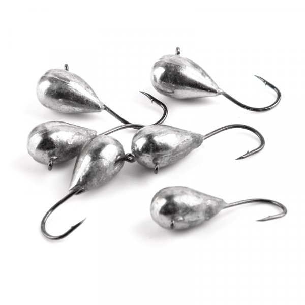 Unpainted Tear Drop Tungsten Ice Fishing Jigs