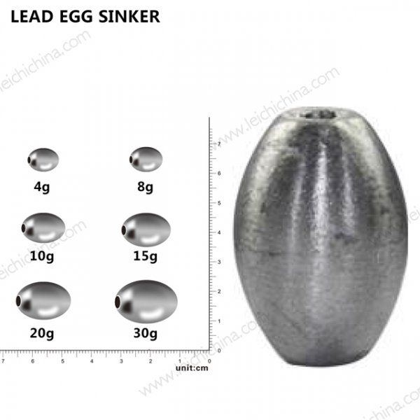 LEAD EGG SINKER