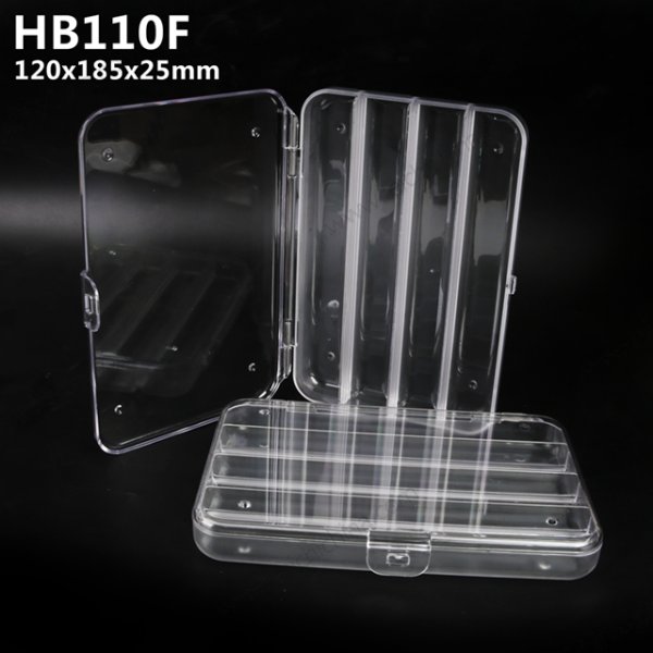 Clear Slim Fly and Lure fishing box