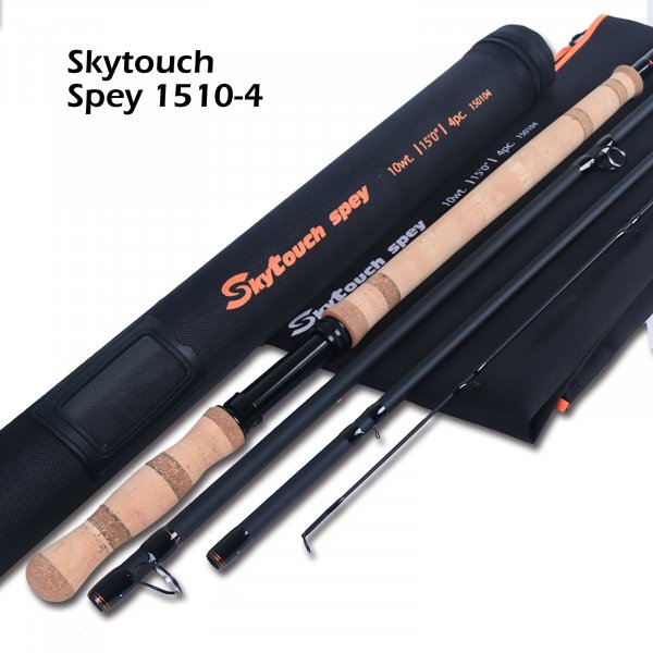 Skytouch Double Hand Spey Fly fising Rod 1510-4