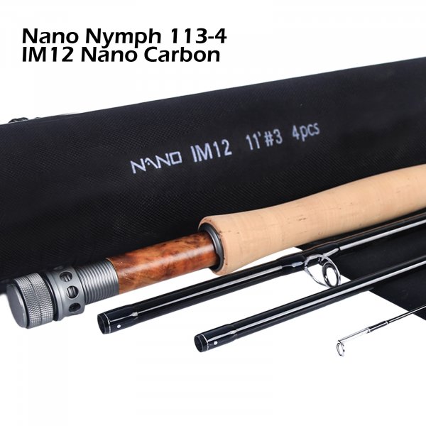 Nano IM12 Toray carbon fiber Nymph fishing fly rod 113-4