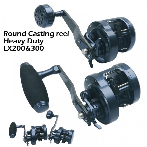 Heavy Duty Round Casting Reel LX200/300