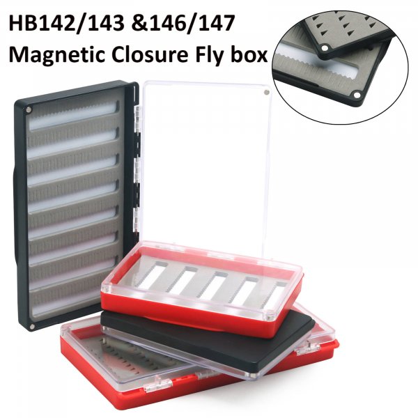Magnetic Closure Fly Box  HB142&143 and 146&147