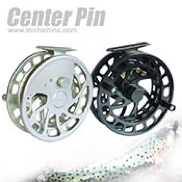 Machine cut CNC center pin floating fly fishing reel GS