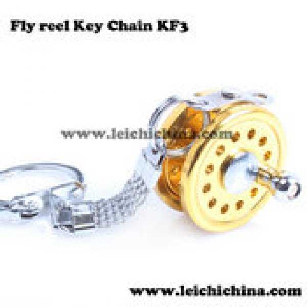 fly fishing reel key chain KF3