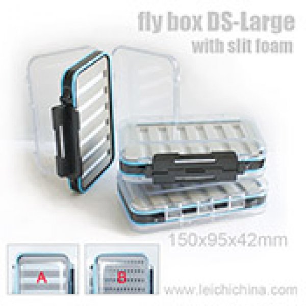 Fly box DS-Large with slit foam