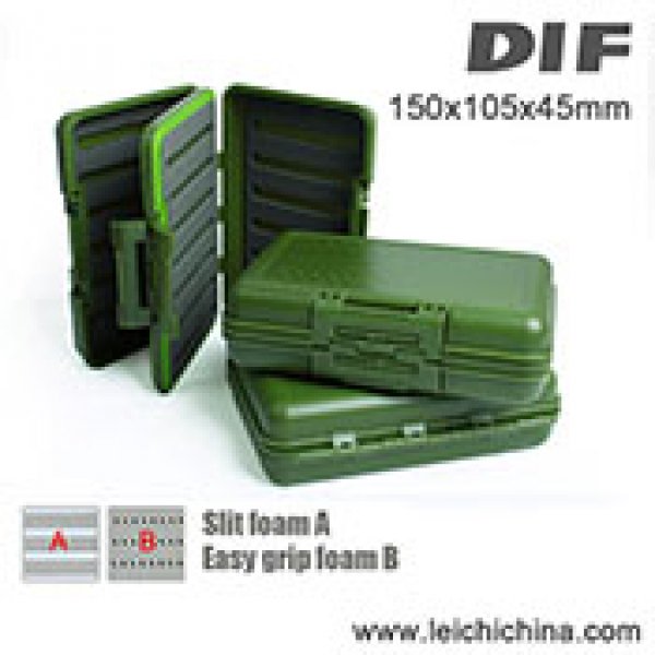 Exclusive waterproof 4 foam insert fly box DIF