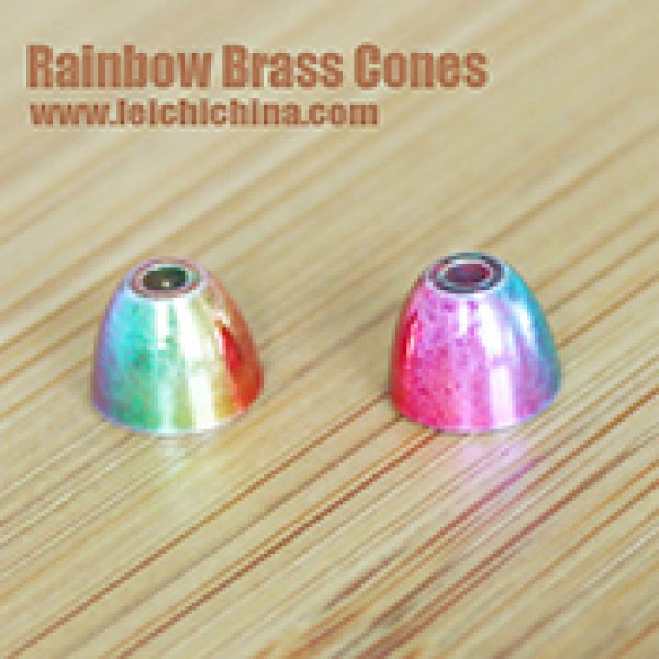Rainbow Brass Cones