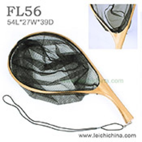 Curve handle fishing trout net FL56