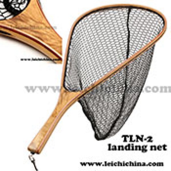 Durl wood handle fly fishing trout net TLN-2