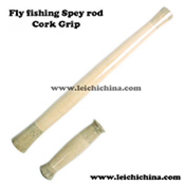 Fly fishing spey rod cork grip