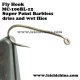 fly fishing hook Super Point Barbless MC-1