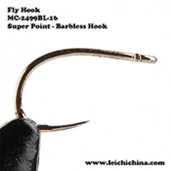 ly tying hook Super Point - Barbless Hook MC-2499BL