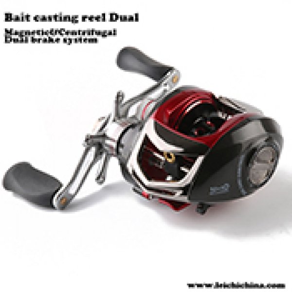 Dual cast control bait casting reel Dual