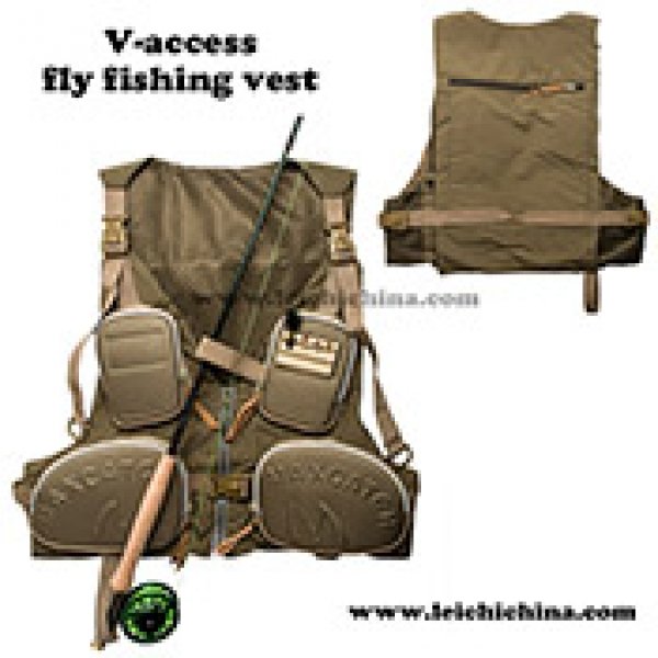 fly fishing vest V-access