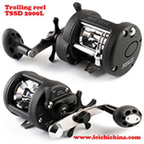 plastic lever drag trolling reel TSSD