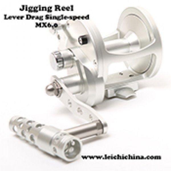 Lever drag single speed conventional jigging reel