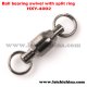 Ball bearing swivel with solid ring HXY-4002