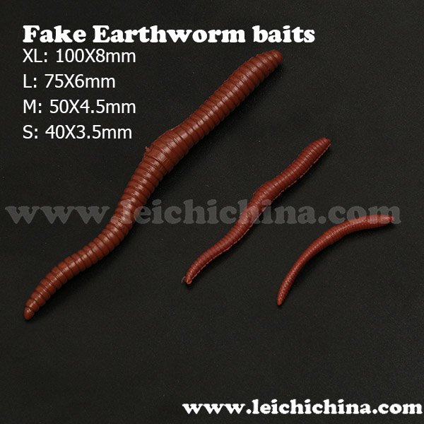 artbait fake earthworm bait