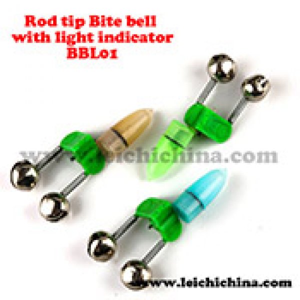 fishing rod bite bell with light indicator BBL01