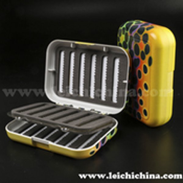 Brown Trout Skin Pattern Fly Box
