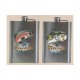 Stainless steel pocket flasks 0701 and 0702