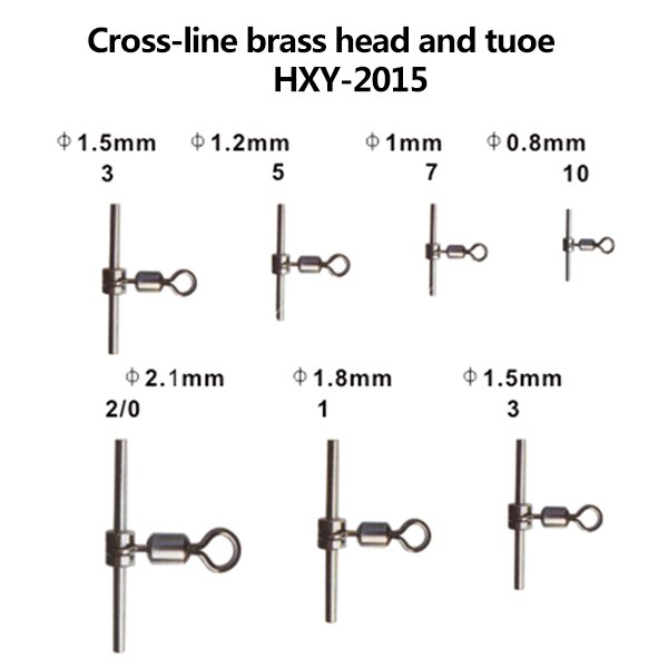 Cross-line brass head and tuoe       HXY-2015