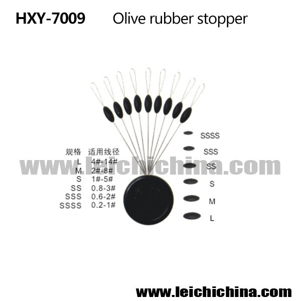 7009 Olive rubber stopper
