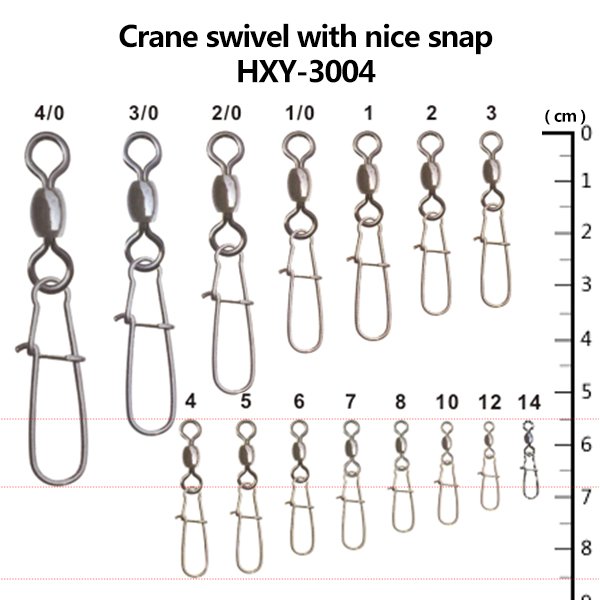 Crane swivel with nice snap    HXY-3004